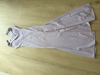 Vestido largo graduación malva