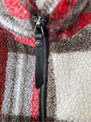 Cazadora borreguito Noisy May cuadros