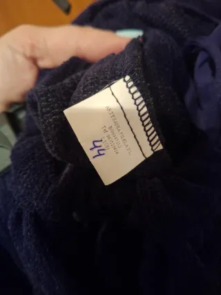 Faldón fallero aterciopelado negro talla 44