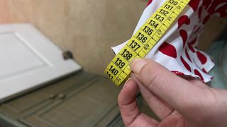 Traje Flamenca Lunares Rojo y Blanco