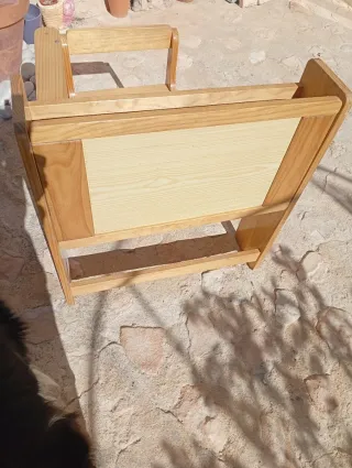 Pupitre infantil madera pizarra