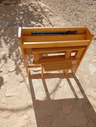 Pupitre infantil madera pizarra