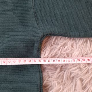 Vintage Nike Premier V-Neck Top Green Waffle Knit