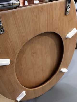 Asiento Inodoro WC Cierre Suave Bambú F2-P9
