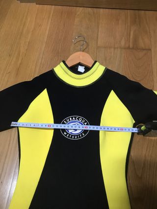 Traje de buceo Subacqua negro y amarillo XXS