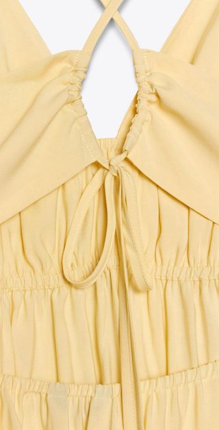 Vestido Zara amarillo largo sin uso