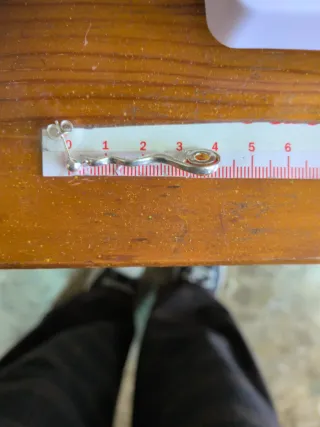 Pendientes Plata 925 y Ámbar Largos