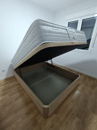 cama canapé , cama canape abatible madera reforzad