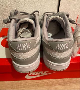 Nike Dunk Low Gris y Blanco