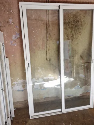 Balconera corredera aluminio blanco