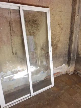 Balconera corredera aluminio blanco