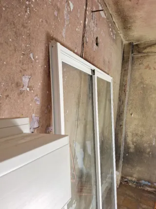 Balconera corredera aluminio blanco