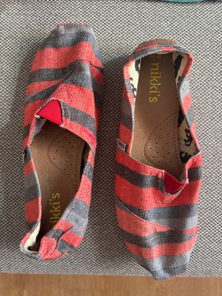 Alpargatas Nikki's Rayas Talla 41