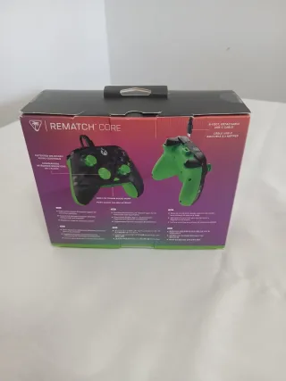 Mando Xbox Negro y Verde