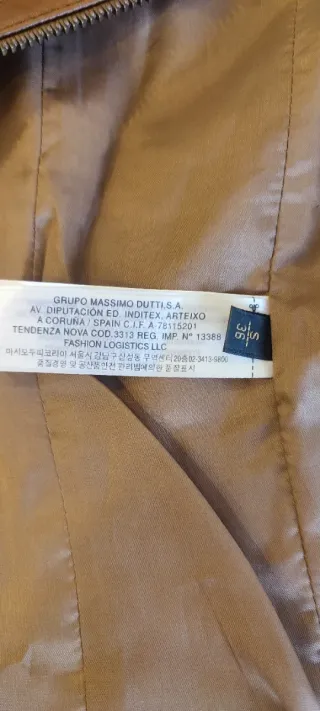 Top de piel de cordero marrón sin mangas