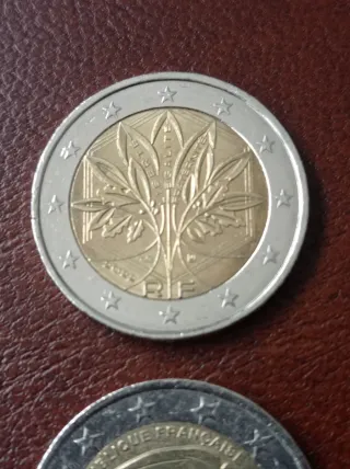 2 Monedas Conmemorativas 2€ Francia