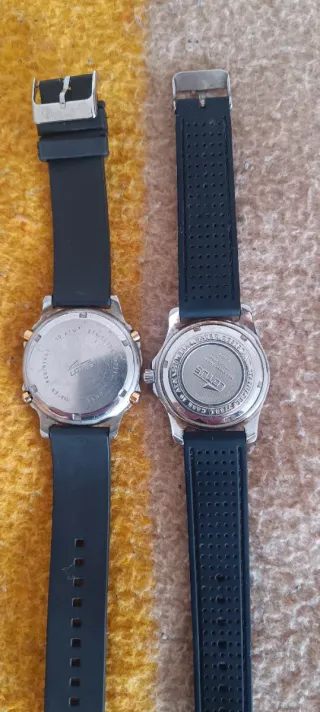 2 Relojes Lotus Plata y Multicolor