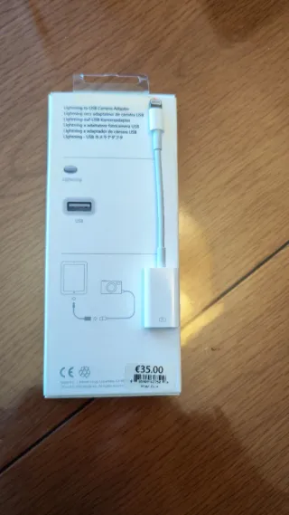 Adaptador Cámara Lightning a USB Apple Original
