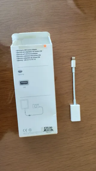 Adaptador Cámara Lightning a USB Apple Original