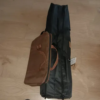 Mesa plegable camping Bisinna con parrilla