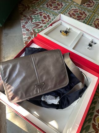 Bolso Prada Marrón Navidad