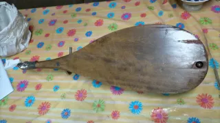 Soporte Jamonero Madera y Metal