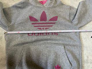 Sudadera Adidas Gris y Fucsia Y2K