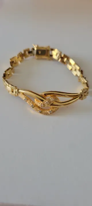 Pulsera Oro 18k con Brillantes