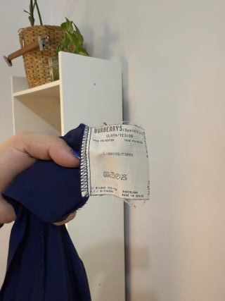 chaleco de mujer Burberry vintage azul M