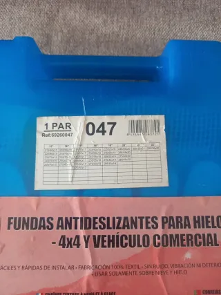 Fundas Antideslizantes Danokar 4x4 Hielo Nieve