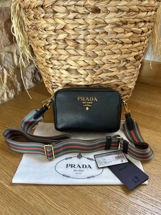 Bolso Prada Vitello Phenix Negro