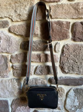 Bolso Prada Vitello Phenix Negro
