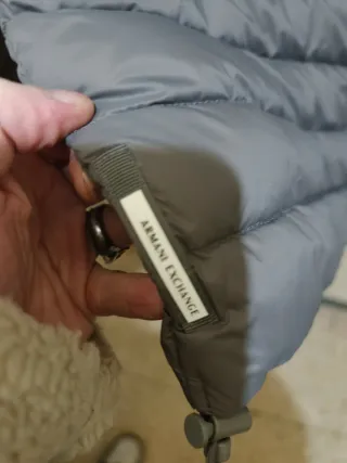 Chaqueta Armani Exchange Hombre Gris Nueva