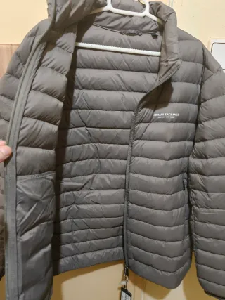 Chaqueta Armani Exchange Hombre Gris Nueva