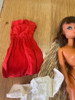 Lote Barbie antiguas y ropa