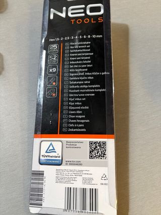 Juego Llaves Allen NEO 09-512 (9 uds)