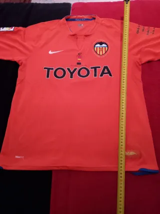 Camiseta Valencia CF Final Copa Rey 2008 Naranja