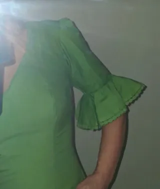 Traje Flamenca Verde y rojo