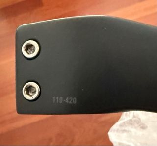 Manillar de carbono para bicicleta de carretera.