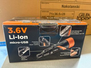 Atornillador NEO 3.6V Li-Ion micro-USB