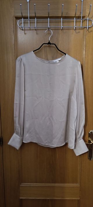 Blusa vestir champan