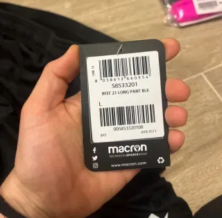 Pantalón Macron RFEF Negro