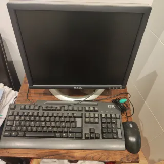 Pantalla Dell Negra + teclado + ratón
