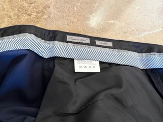 Pantalón vestir Emidio Tucci Talla 66 Azul