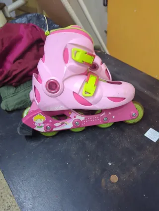 Patines en línea Oxelo rosas talla ajustable