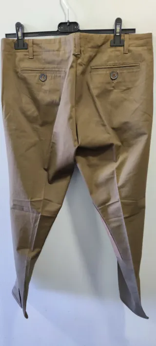 Pantalones Massimo Dutti Mujer Marrones