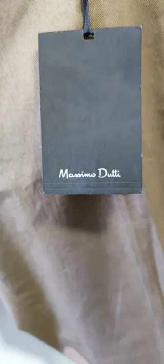 Pantalones Massimo Dutti Mujer Marrones