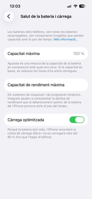 iPhone 14 Azul - 100% Salud Batería