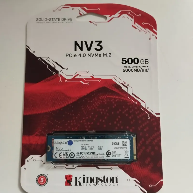 Kingston NV3 NVMe SSD 500GB PCIe 4.0