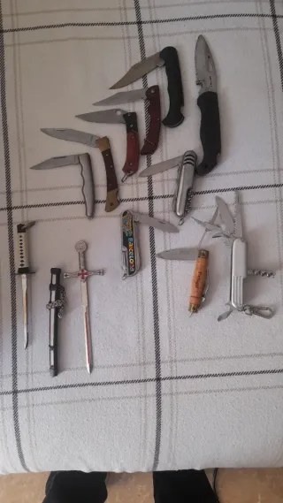 Lote 12 navajas multiusos